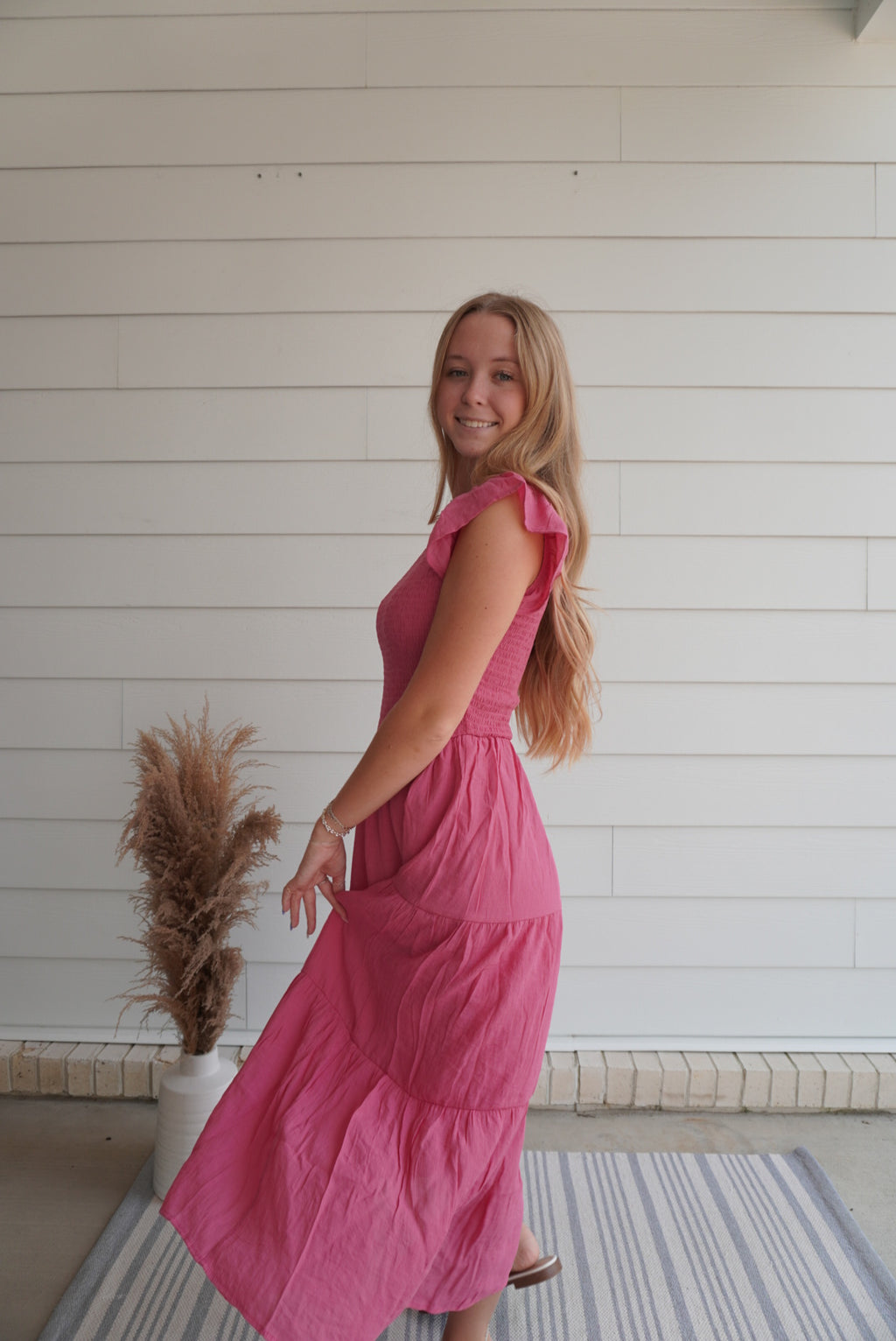 Coral Sunset Dress