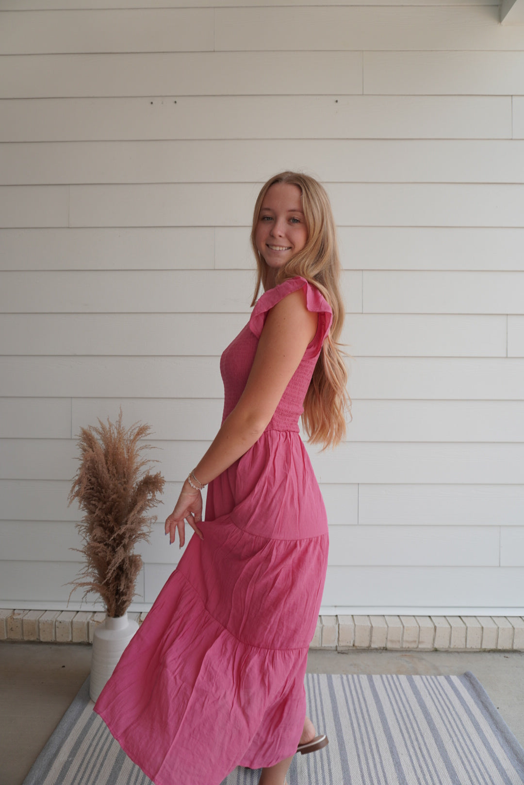 Coral Sunset Dress