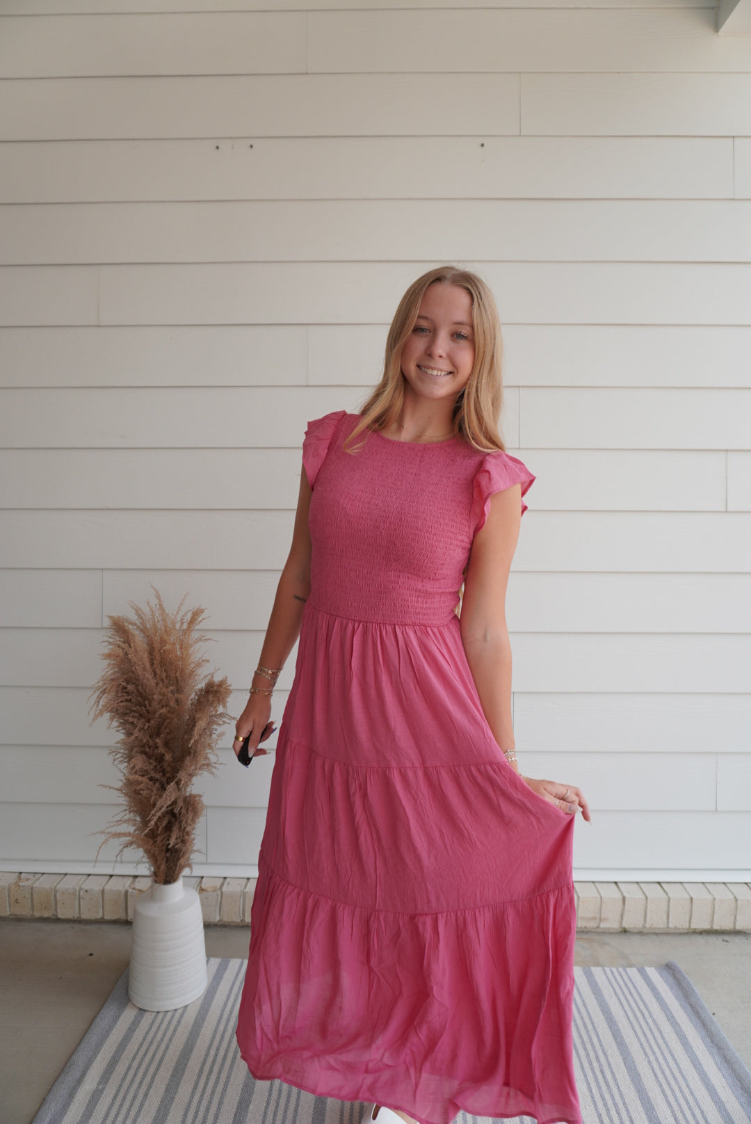 Coral Sunset Dress