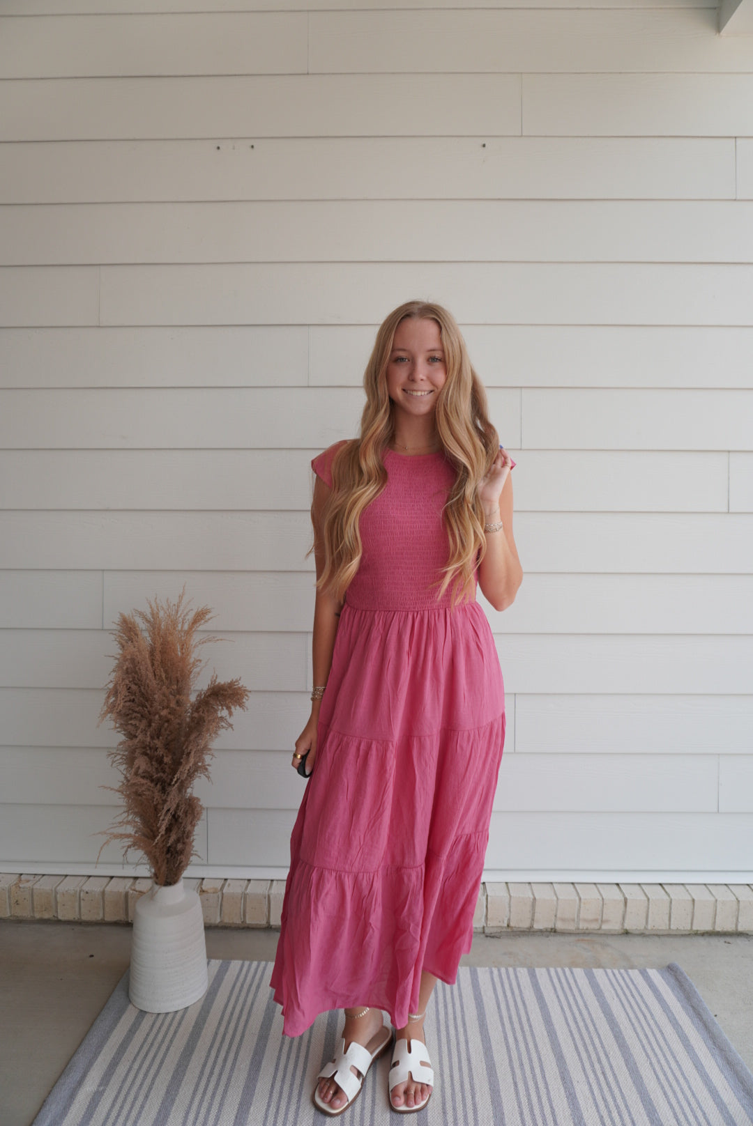 Coral Sunset Dress