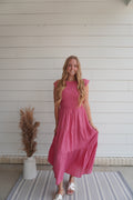 Coral Sunset Dress