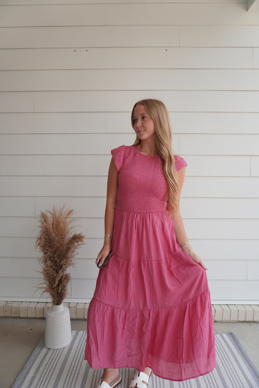 Coral Sunset Dress