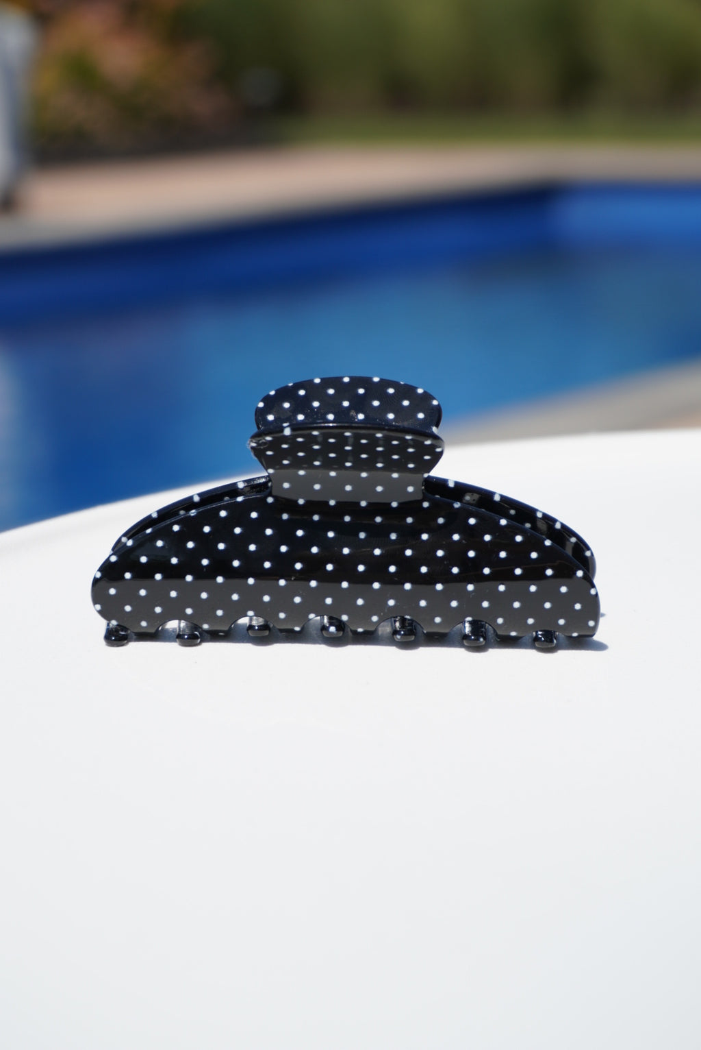 Polka Dot Claw Clip