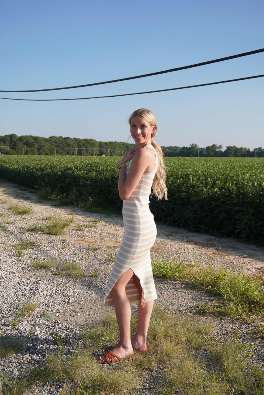 Low Tide Midi Dress